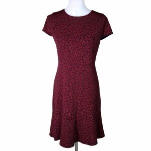 Michael Michael Kors Red Navy Paisley Print‎ Dress | Size M